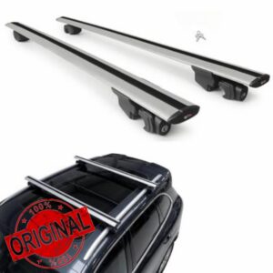 Universal Roof Rack Bars - Fit Flush Roof Rails | Adjustable 64–112 cm Span