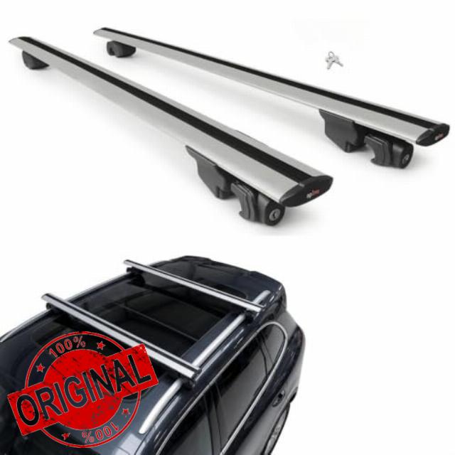 Universal Roof Rack Bars - Fit Flush Roof Rails | Adjustable 64–112 cm Span