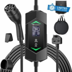 EVJUICION EV Charger Cable Type 2 to 3 Pin Plug