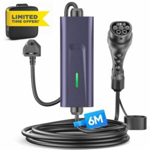 EV Charger Type 2 to 3 Pin Plug