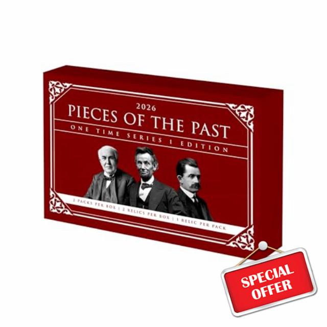 Pieces of the Past One Time Series 1 Edition Trading Card Box