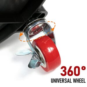Movable Base with 5 Smooth Rolling Swivel Caster