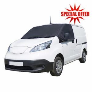 UK Custom Covers Compatible With Nissan NV200 Screen Wrap With Eyes (2009-2019) Front Windscreen Cove
