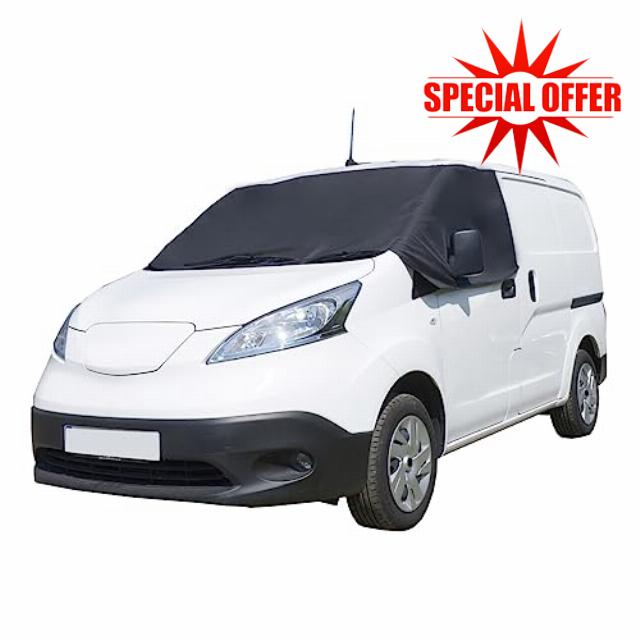 UK Custom Covers Compatible With Nissan NV200 Screen Wrap With Eyes (2009-2019) Front Windscreen Cove