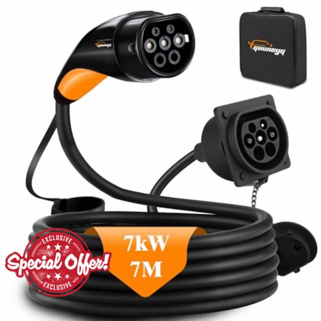 GUWIEYG Type 2 EV Extension Cable