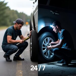 5 Ton Scissor Jack with Lug Wrench Auto Tire Change Tool | Portable emergency kit