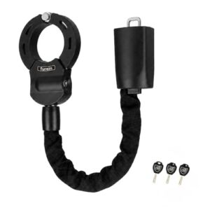 Metal Head Car Security Devices                                                          High Visibility Anti Theft Car Security Steering Twin Bar Locks with 3 Keys