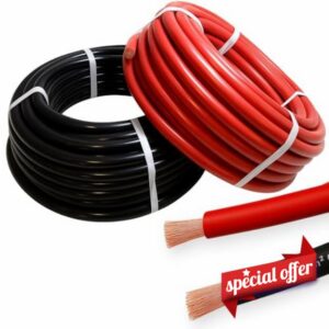 MKGT Hi-Flex 50mm² 345 Amp 0 AWG Automotive Starter/Inverter/Welding/Battery PVC Cable Wire (Red