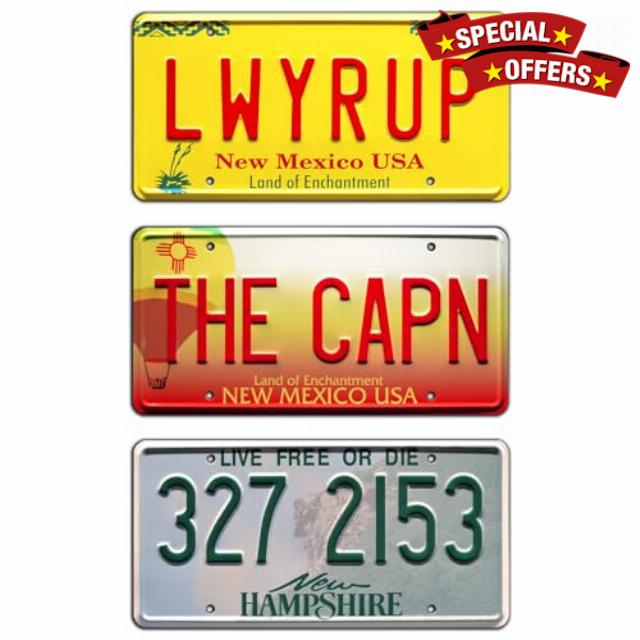 Celebrity Machines Breaking Bad | LWYRUP + THE CAPN + 327 2153 | Metal Stamped License Plates