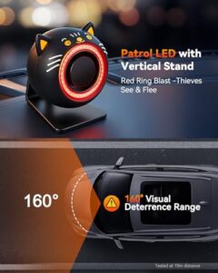 120dB Car Alarm System with Motion Sensor Alarm & Red Light