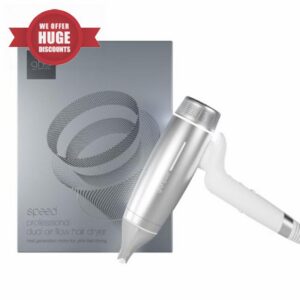 ghd Speed Ionic Hair Dryer in Silver White - Fast