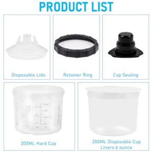 6oz/200ml Kit with 50 Mixing Cup Liners