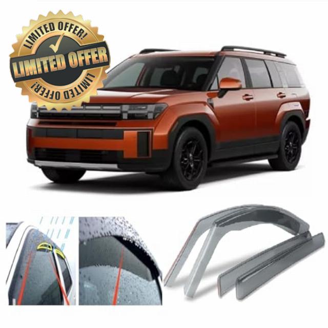 4x Wind Deflectors for Hyundai SANTA FE 2023 2024 2025 2026 2027 Weather Shields/Sun Visors/Rain Guards