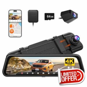 WOLFBOX M40 10'' Mirror Dash Cam