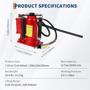 Adjustable Lift 9.8"–19.5" for Trucks