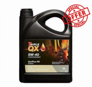 Engine Oil Triple QX 5W40 SynPlus 5L 5 Litre PD Fully Synthetic