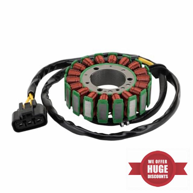 WOOSTAR 18 Coil 3 Wire Magneto Stator Replacement for STELS ATV 650 800 850 Guepard ODES 800 UTV Dominator X2 Raider OEM 370101-001-0000 31120-E05-0000 21040109701