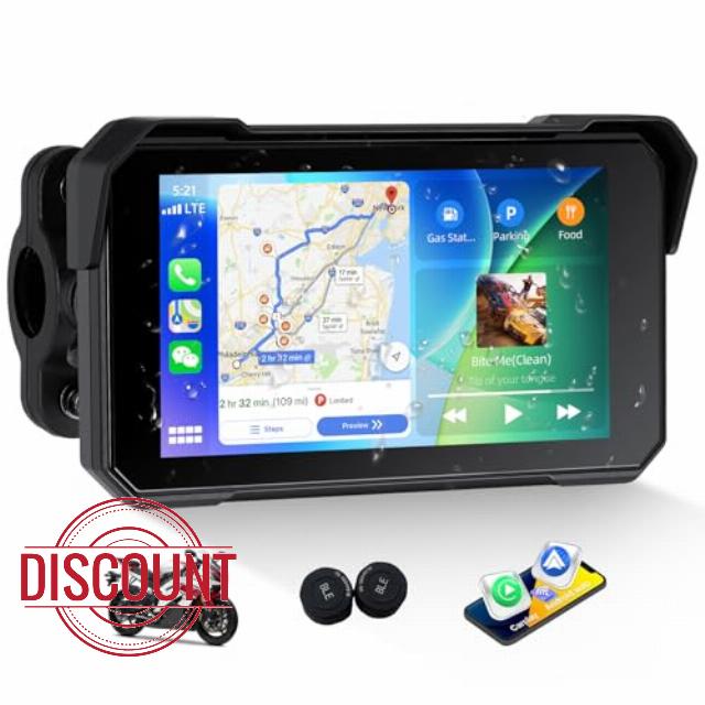 CarPlay Screen for Motorcycle