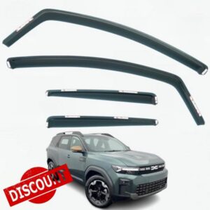 Set Of 4 Wind Deflectors For DACIA BIGSTER 2025 2026 Models. Bigster Rain Deflectors