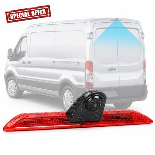 Hodozzy Third Brake Light Reversing Camera for Ford Transit 2014-2018 Van