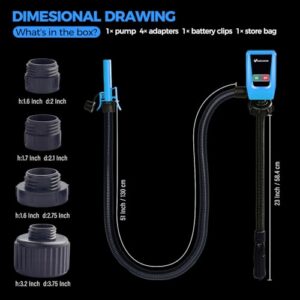 Battery Powered (Manual Nozzle Type) (orange) (Blue)