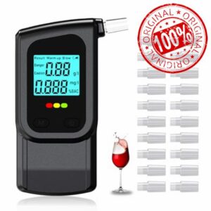 Breathalyzer Alcohol Tester with 20 Mouthpieces