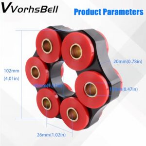 Durable T6061 Aluminium & 85A Polyurethane