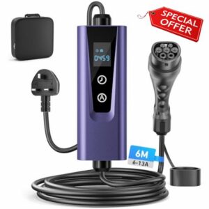 EV Charger Type 2 to 3 Pin Plug