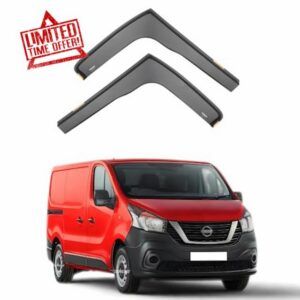 ISPEED Wind Deflectors for Nissan NV300 2016-2021 2pc Set - Keep Your Car Ventilated in Rain - Reduce Wind Turbulence - Tinted