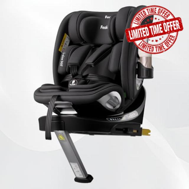 360 Car Seat with ISOFIX - Newborn to 12 Years Children