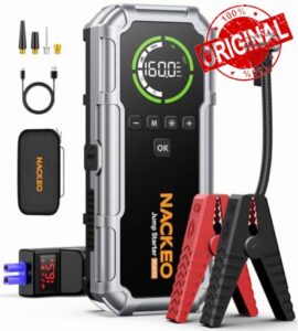 7000A Jump Starter Power Pack with 160PSI Air Compressor