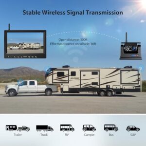 IP69K Waterproof Reverse Camera for Trailer Van Motorhome