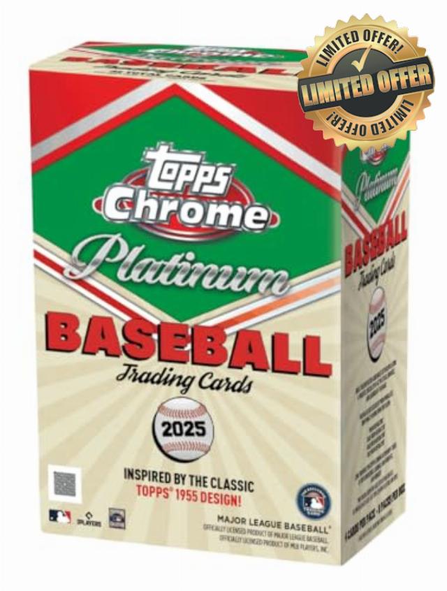 MLB 2025 TOPPS Chrome Platinum ’55 Baseball Value Box