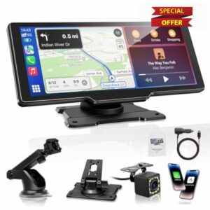10.26" Wireless Apple CarPlay Screen with Android Auto