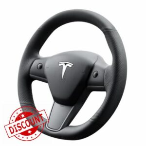 MEWANT Stitch On Steering Wheel Cover for Tesla Model 3 Tesla Model Y                                                          BESPOKE RHD FIT: Precision-engineered for Tesla Model 3/Y (2017-2023). Breathable For Heated Wheels Durable.