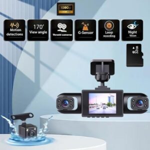 360° 4-Channel Full Coverage Dash Cam