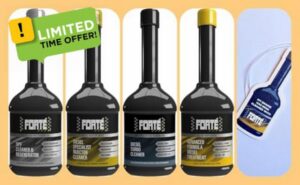 Forte Ultimate 4 Pack - DPF Cleaner + Specialist Injector Cleaner - Turbo Cleaner and Diesel Treatment - Pefrect Complete Additives Pack for Diesel Engines With Free Air Freshne