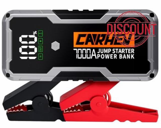 CARHEV 7000A Jump Starter Power Pack