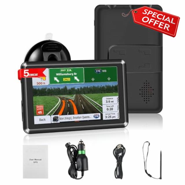 5 Inch GPS Sat Nav for Cars