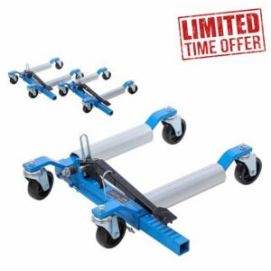 KATSU Tools Heavy Duty Car Wheel Skates Dollies Set of 2