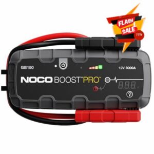 NOCO Boost GB150: 3000A UltraSafe Jump Starter Power Pack – 12V Car Battery Booster