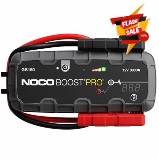 NOCO Boost GB150: 3000A UltraSafe Jump Starter Power Pack – 12V Car Battery Booster