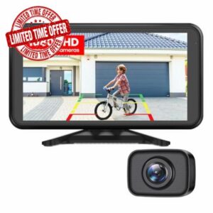 AUTO-VOX Wireless Reversing Camera Kit: 5" HD 1080P Monitor