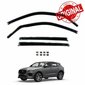 Team HEKO Wind Deflectors for Jaguar E-Pace 2018+ Front and Rear Set of Window Deflectors