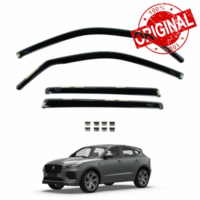 Team HEKO Wind Deflectors for Jaguar E-Pace 2018+ Front and Rear Set of Window Deflectors