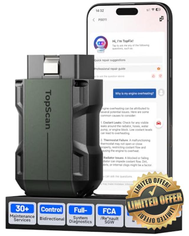 TOPDON TopScan Master Obd2 Scanner Bluetooth