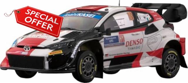 Bell Kit BEL026 1/24 Toyota GR Yaris Rally 1 Hybrid WRC 2023 Rally Mexico Winner (Supplementary Japanese Instruction Manual Included) Plastic Model