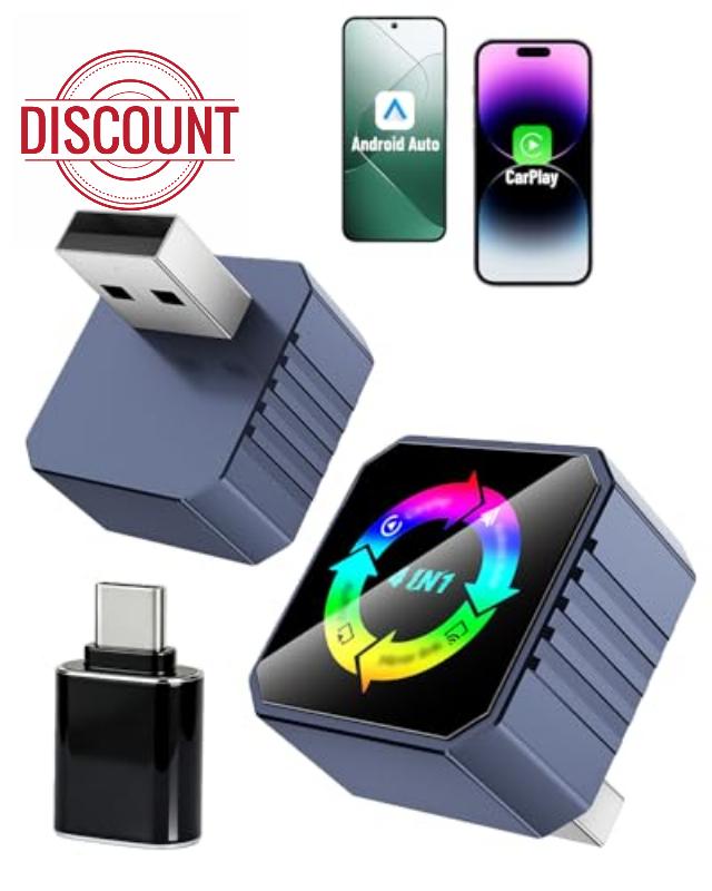 4 in 1 Wireless Carplay Adapter UK