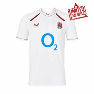 England Rugby Men's Home Replica Short Sleeve Shi