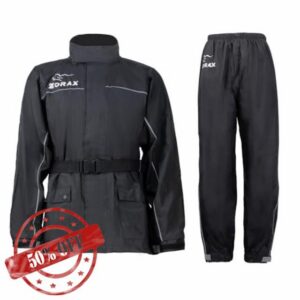 Zorax Waterproof Windproof Motorbike Motorcycle Two-piece Rain Suit Rain Coat Rain Jacket Rain Trousers Rain Pants Rainwea